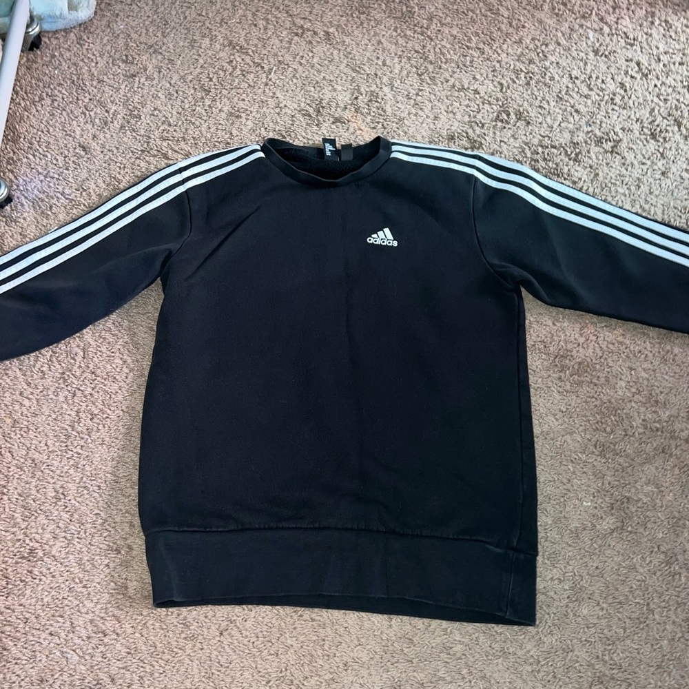 black adidas sweatshirt
